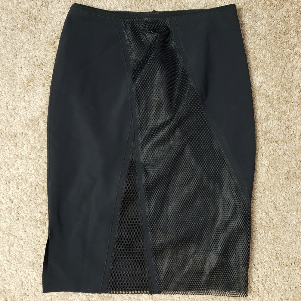 Elie Tahari Double Layer Fishnet Pencil Sexy